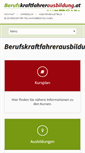 Mobile Screenshot of berufskraftfahrerausbildung.at